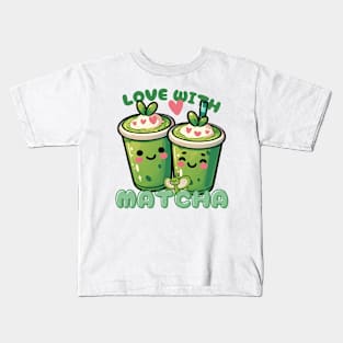 Love with matcha Kids T-Shirt